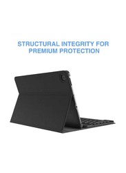 Protective Leather Smart Wireless Bt Detachable Folio Stand Tablet Keyboard Case, Black
