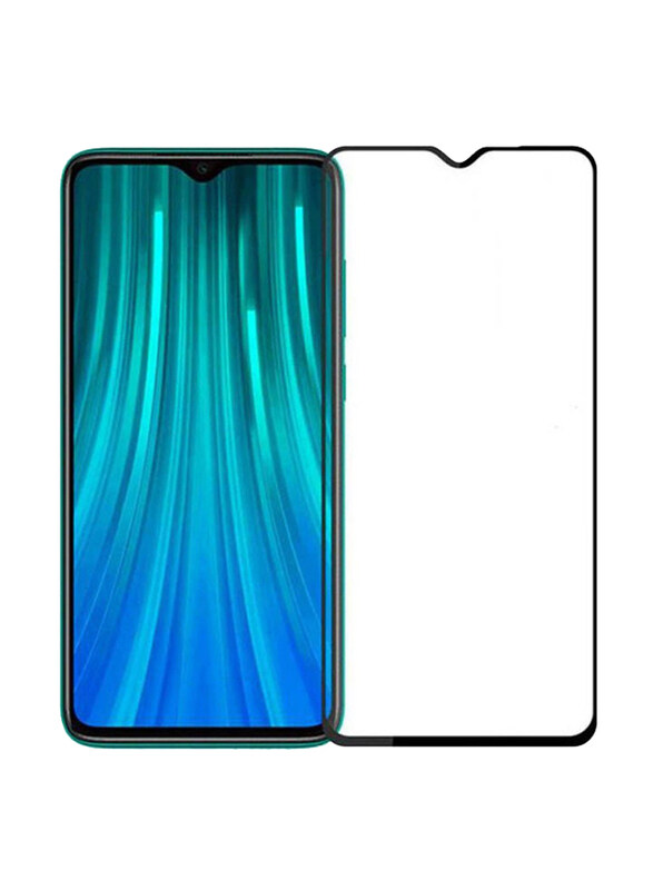 

Generic Xiaomi Redmi Note 8 Pro 9D Tempered Glass Screen Protector, Clear/Black