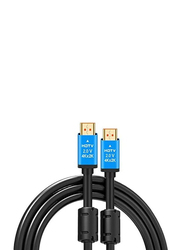 30-Meter 4K HDMI 2.0 Cable, High Speed 18Gbps HDMI to HDMI for Display Devices, Black/Blue