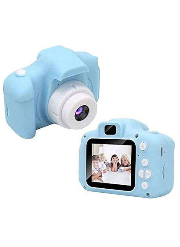 

Generic Digital Video Mini Rechargeable Camera for Kid's, 8MP HD, Blue