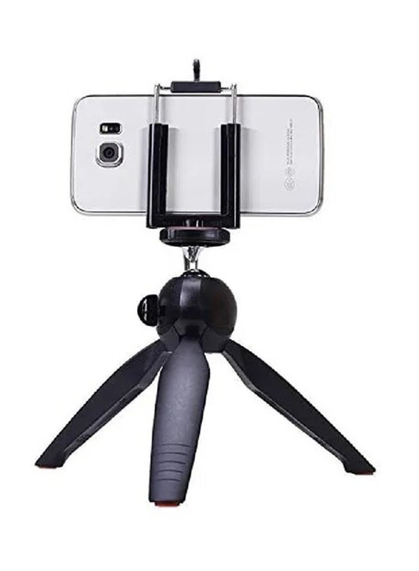 

Generic Mini Tripod with Phone Holder Clip For Smartphones, Black