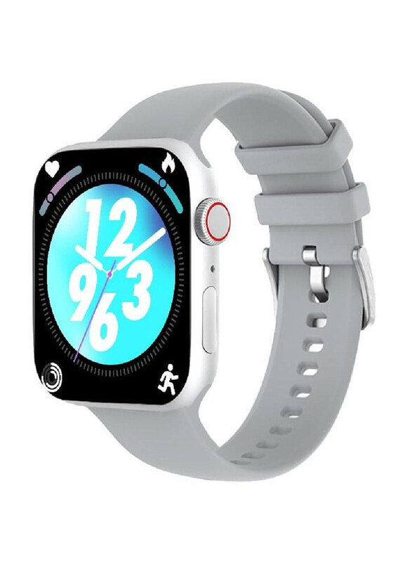 

Zoom Plus 2023 New Bluetooth Calling Full Screen Touch Heart Rate Monitoring Smartwatch, Silver