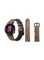 Stylish Replacement Band For Huawei Watch GT/GT 2 42mm Rough Brown