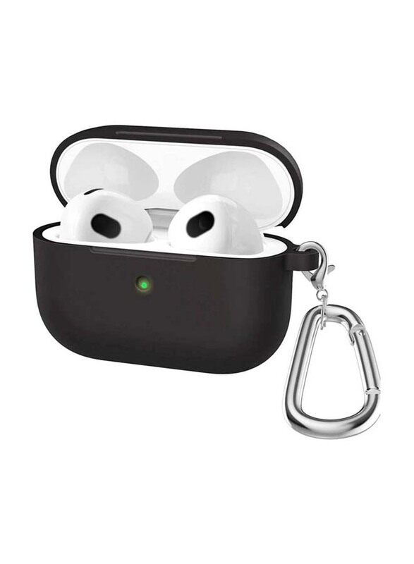

Generic Protective Soft Silicone Case Cover for Apple AirPods 3, Black