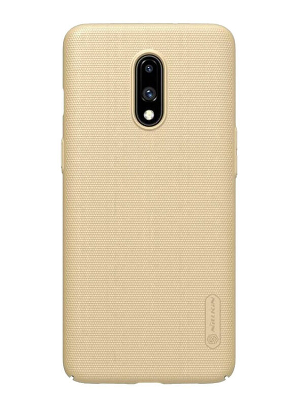 

Nillkin OnePlus 7 Super Frosted Shield Hard PC Back Mobile Phone Case Cover, Gold