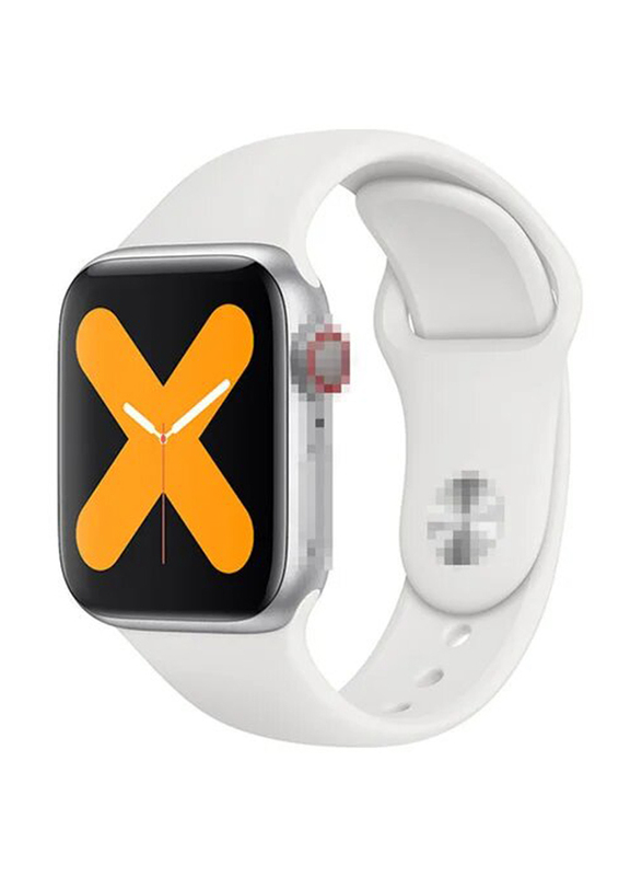 Watch X7 Smartwatches, Grey Case With White Sport Band