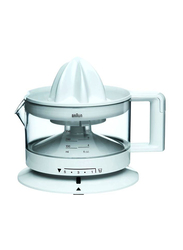 Braun Tribute Collection Citrus Juicer, 20W, Cj3000, White/Clear