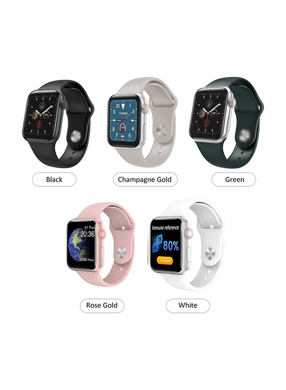 V10 Colour Screen Full Touching Sport Intelligent Smartwatch, White