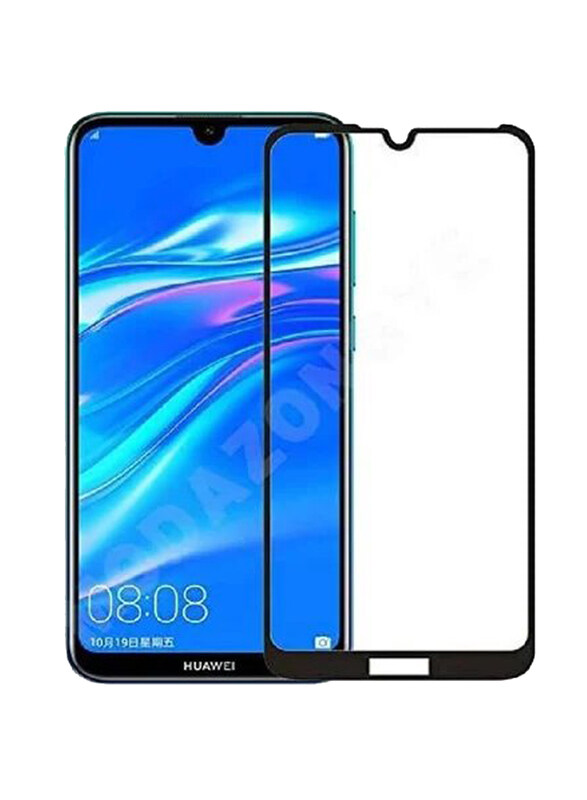 

Generic Huawei Y7 2019 Full Screen Protector Tempered Glass, Clear