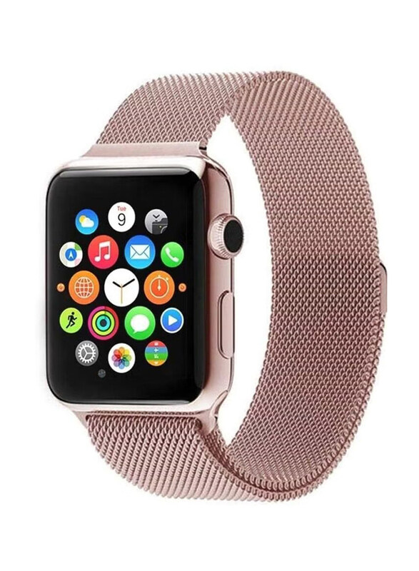 

Generic Replacement Milanese Loop Strap Band for Apple iWatch Series Band 41mm, Rose Gold