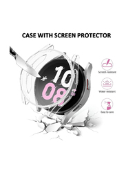 ZOOMEE Protective Ultra Thin Soft TPU Shockproof Case Cover for Samsung Galaxy Watch 4 44mm, Clear