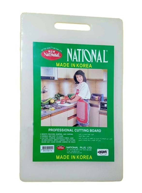 National 37cm Chopping Board, White