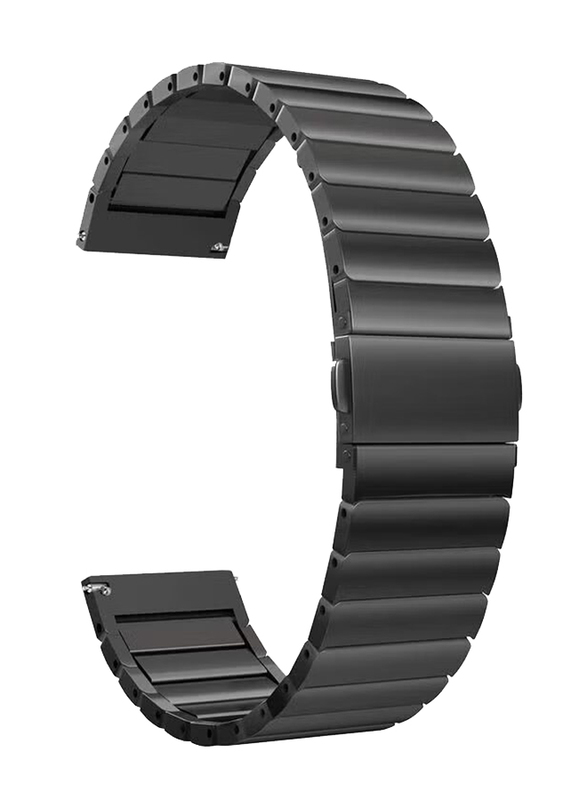 Classic Ceramic Strap Smartwatch Band For Samsung Galaxy Smartwatch 46mm, Black