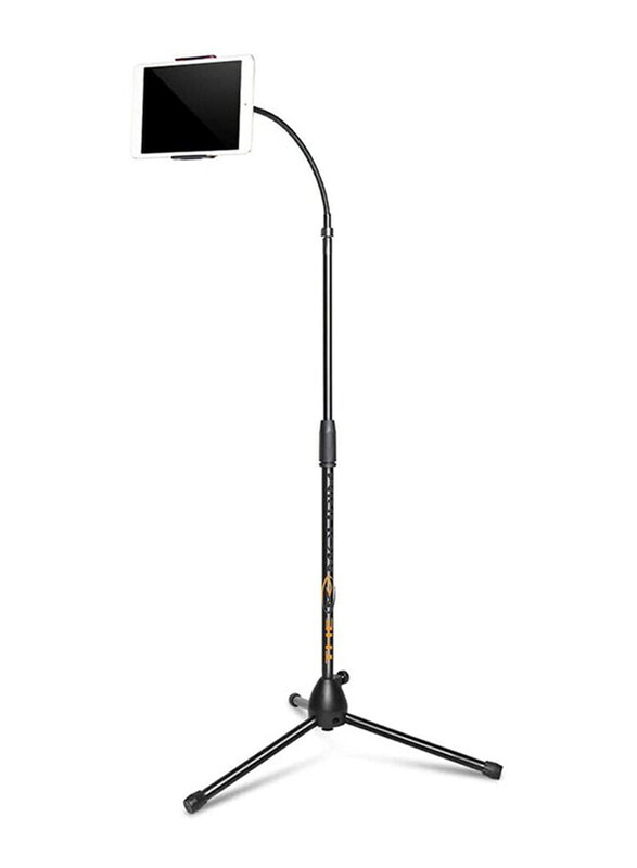 

The Mohrim Adjustable Phone Tripod Floor Stand with Flexible Gooseneck, Black