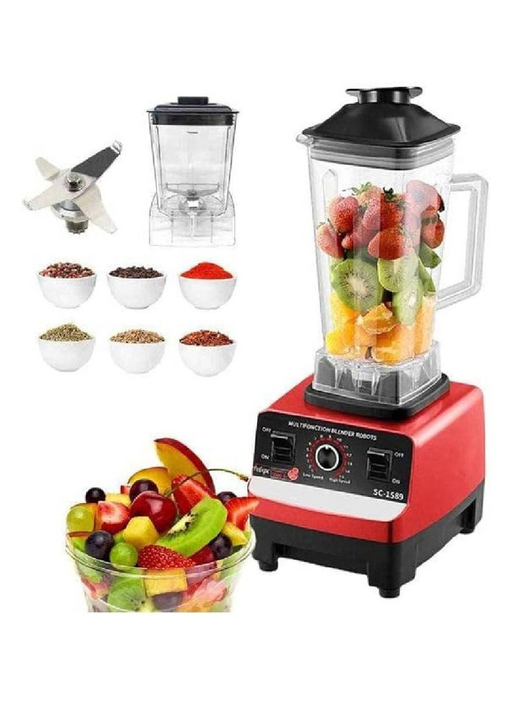 

Silver Crest Heavy Duty Commercial Grade Blender with 1 Jar, Multicolour