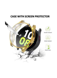 ZOOMEE Protective Ultra Thin Soft TPU Shockproof Case Cover for Samsung Galaxy Watch 4 44mm, Rose Gold