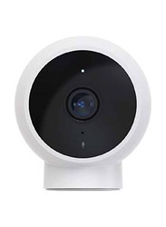 Home Security Camera 2K Magnetic Mount, White