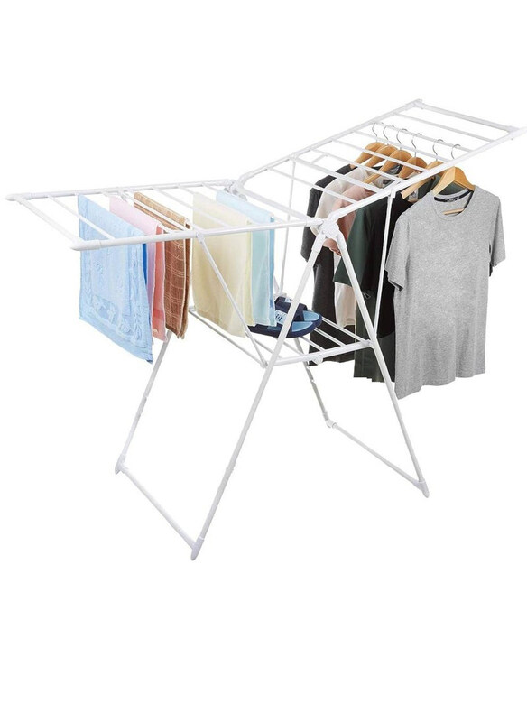 

Generic Space Saving Laundry Drying Rack, Silver