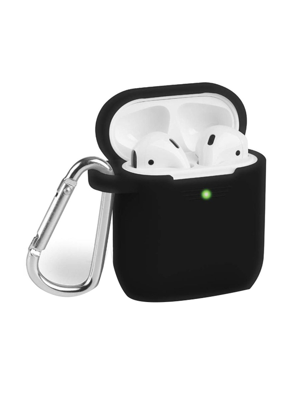 Protective Soft Silicone Case Cover For Apple Airpod 1, Black