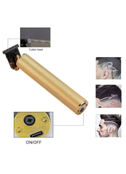 Xiuwoo Electric Pro Li Outliner Grooming Rechargeable Cordless Close Cutting T-Blade Trimmer for Men, Gold