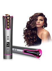 Xiuwoo Cordless Wireless Automatic Hair Curler with LCD Temperature Display and Timer, Multicolour