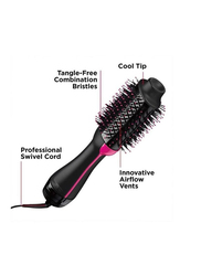 Xiuwoo One-Step Hair Dryer with Volumizer Hot Air Brush, Black