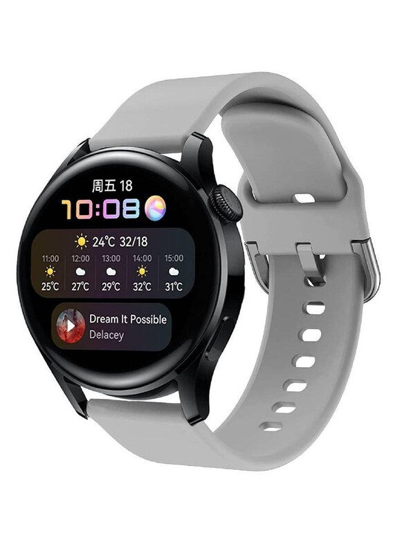 

Generic Replacement Soft Silicone Strap For Huawei Watch 3, Grey