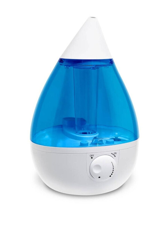 

XiuWoo Ultrasonic Air Humidifier, White/Blue