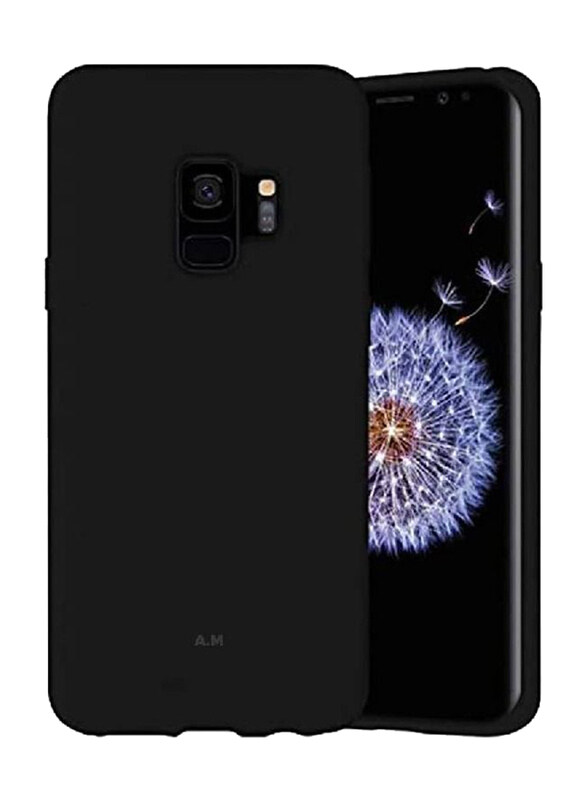 

Generic Samsung Galaxy S9 Protective Soft Silicone Mobile Phone Back Case Cover, Black