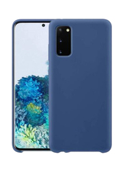 Samsung Galaxy S20 Soft Silicone Mobile Phone Case Cover, Blue