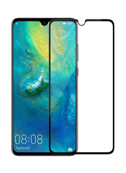 Huawei Mate 20X Protective 5D Full Glue Glass Mobile Phone Screen Protector, Clear/Black