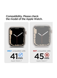 Thin Fit Case for Apple Watch Series 7 38mm, Crystal Clear