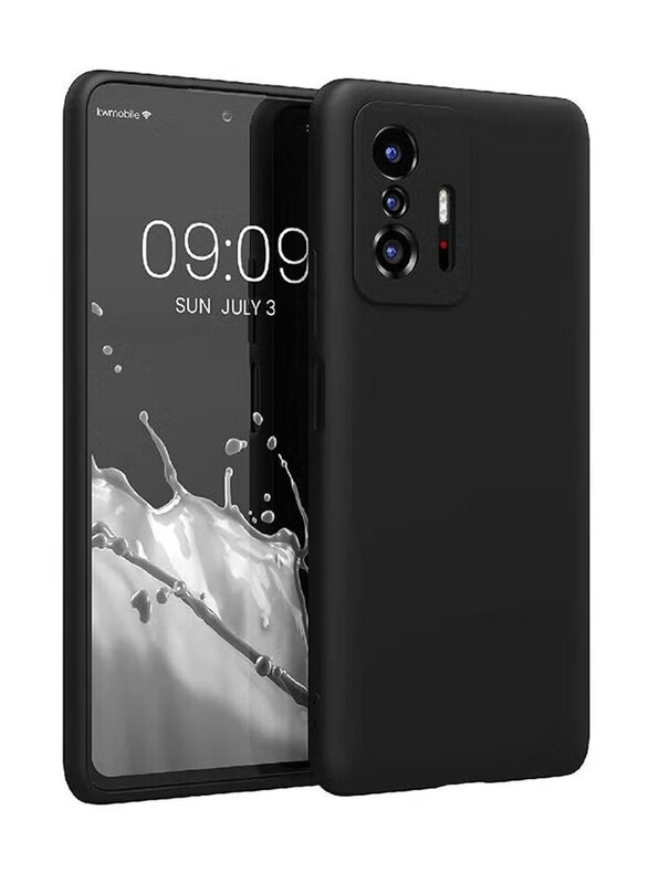 

Generic Xiaomi Mi 11T/11T Pro Slim Fit Silicone Soft TPU Mobile Phone Back Case Cover, Black