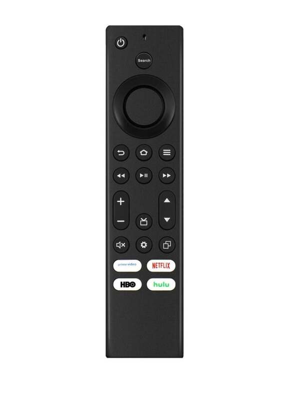 

Dxb Gadgets Replacement Remote Control For Insignia fire TV and Toshiba fire TV with Prime Video/Netflix/HBO, hulu Shortcut Keys Black