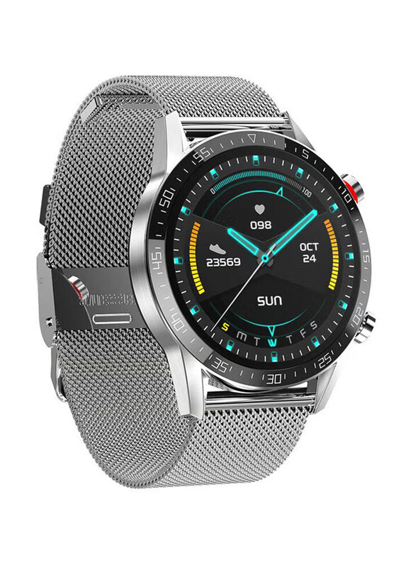 

Generic Small Waterproof Smartwatch with Bluetooth, Silver