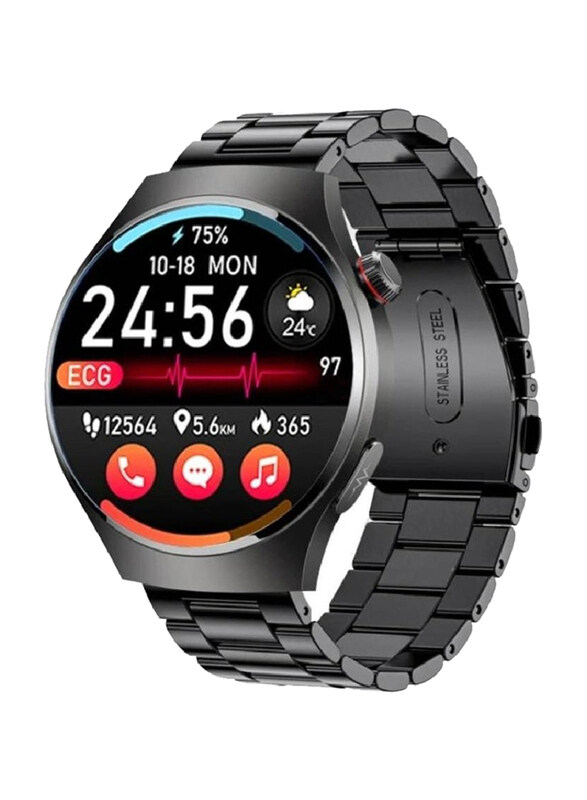 

Lw New Bluetooth Calling Fitness Tracker Smartwatch, Black