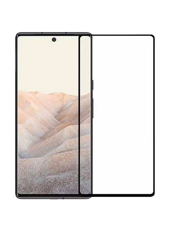 

Generic Google Pixel 6 Pro 5D Full Glue Tempered Glass Screen Protector, Clear