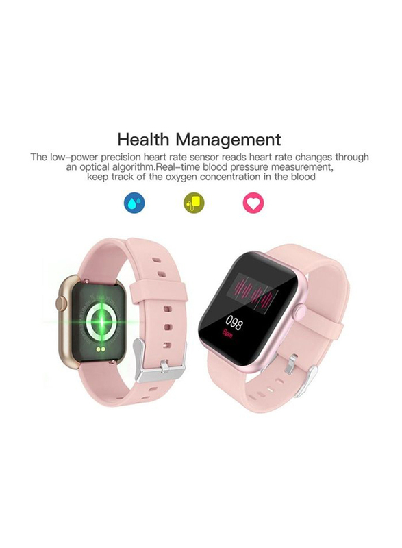 Colmi Sports Smartwatch, Pink/Rose Gold