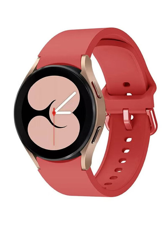 

Generic Soft Silicone Sport Band for Samsung Watch 4/Watch 4 Classic, Red
