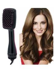 Professional Multi-Function One-Step Hair Dryer and Styler For Smooth Hair Black