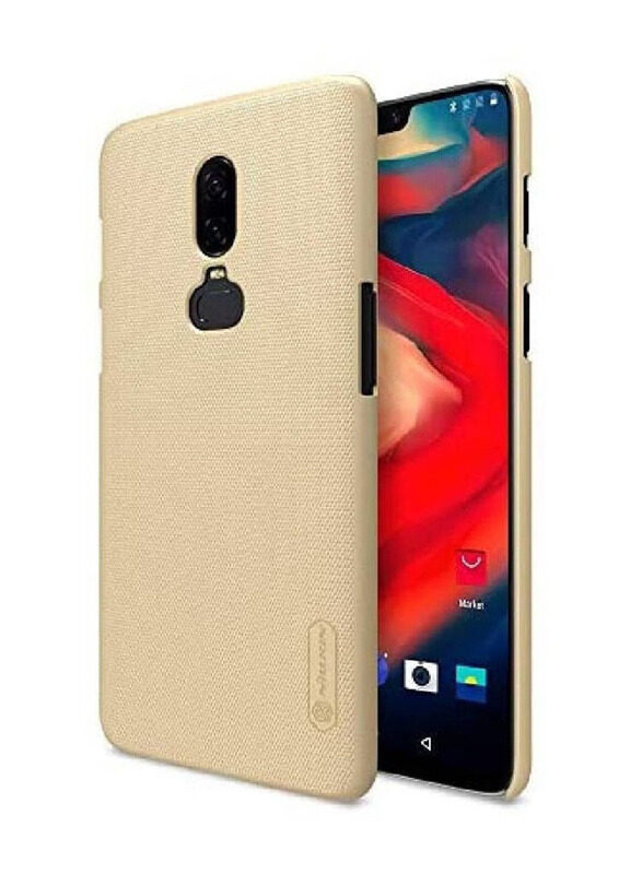 

Nillkin OnePlus 6 Super Frosted Shield Hard PC Back Mobile Phone Case Cover, Gold