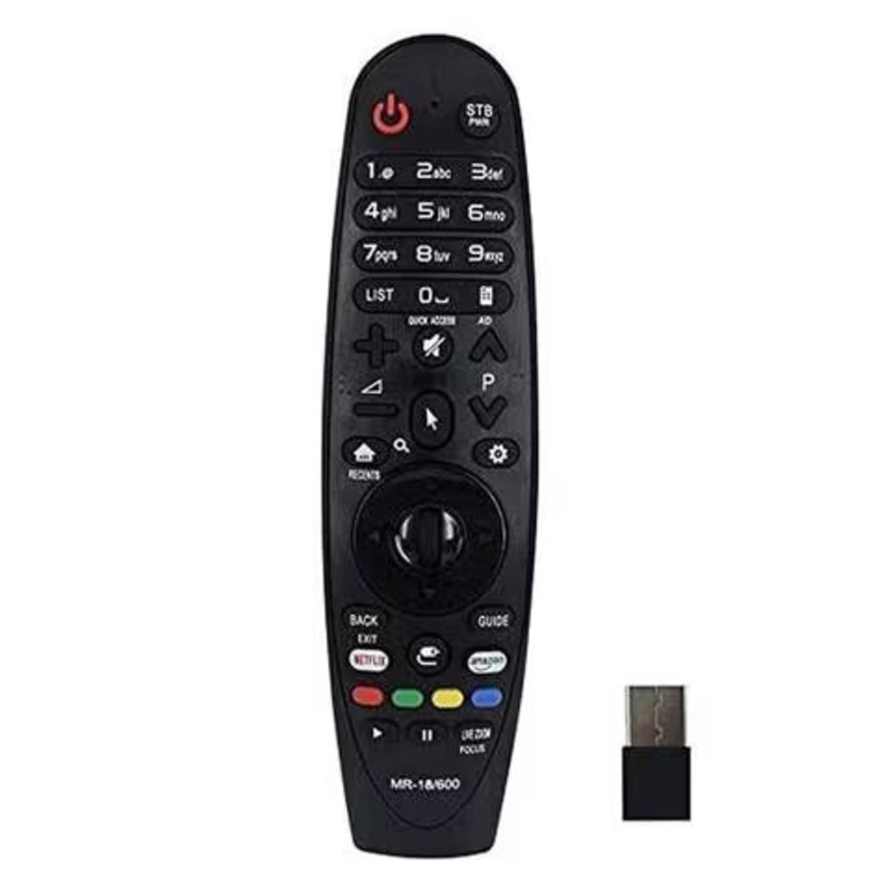 Mr18/600 Smart Remote Control for LED & Smart TV, Black
