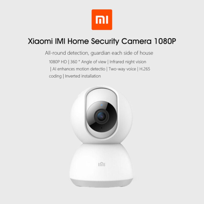 Global Version IMI Home H.265 Smart Home Wireless Security Camera, White