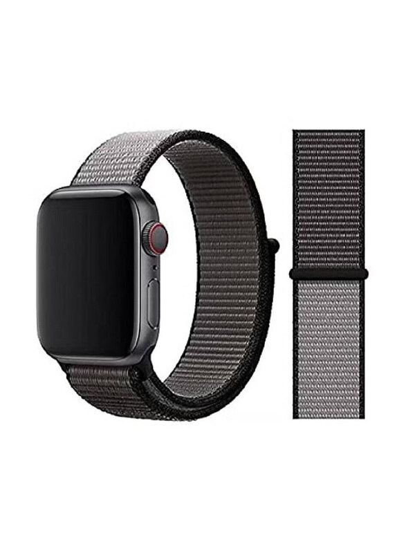 

Generic Nylon Sport Band for Apple Watch 45mm 44mm 42mm, Grey