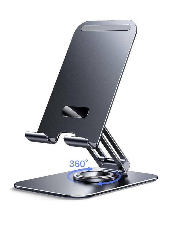 

Generic Adjustable Swivel Desktop Holder, Black