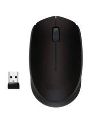 M171 Wireless Optical Mouse 2.4 GHz With USB Mini Receiver, Black