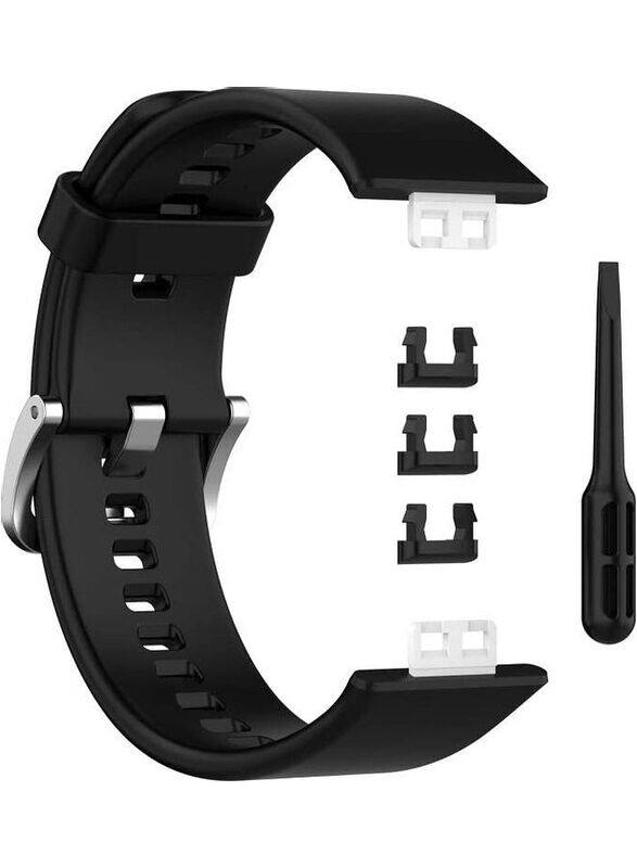 

Euro Strap Watch Band For Huawei Watch Fit Wristband Replace Bracelet Black