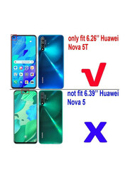 ICS Huawei Nova 5T Protective Tempered Glass Screen Protector, Clear