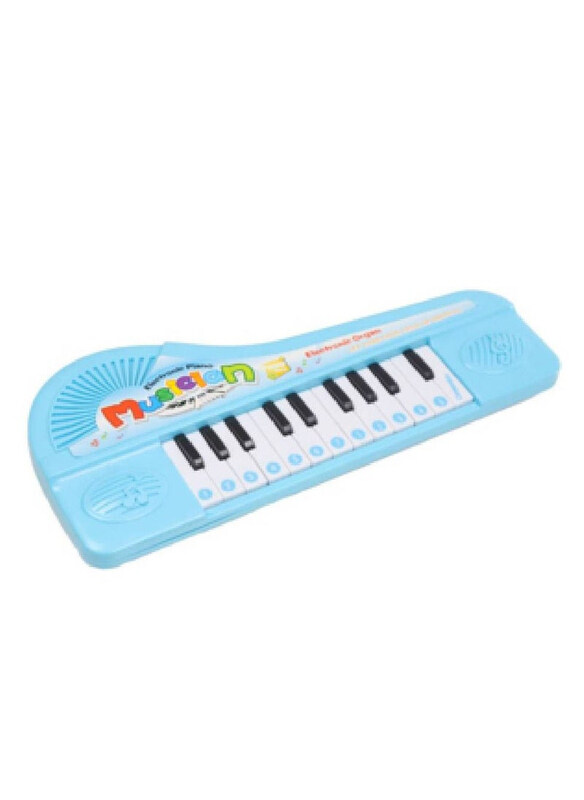 

XiuWoo Electric Musical Piano Keyboard with 22 Keys, Blue, Ages 3+