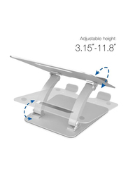 Siig Adjustable Aluminium Laptop Stand for MacBook And Pc, White